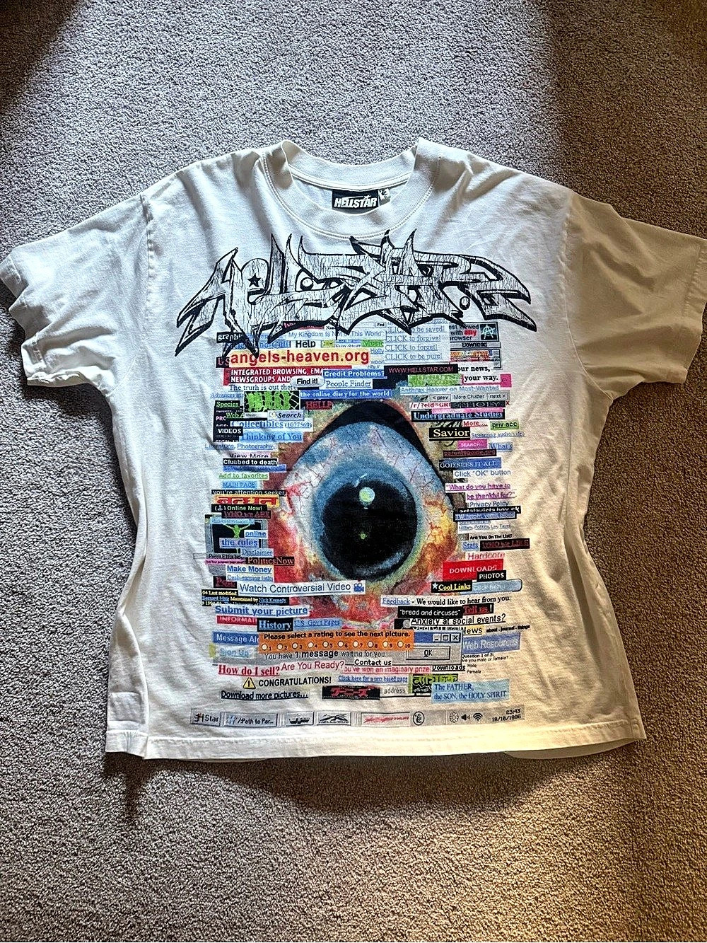 Hellstar Internet Eye T-Shirt White